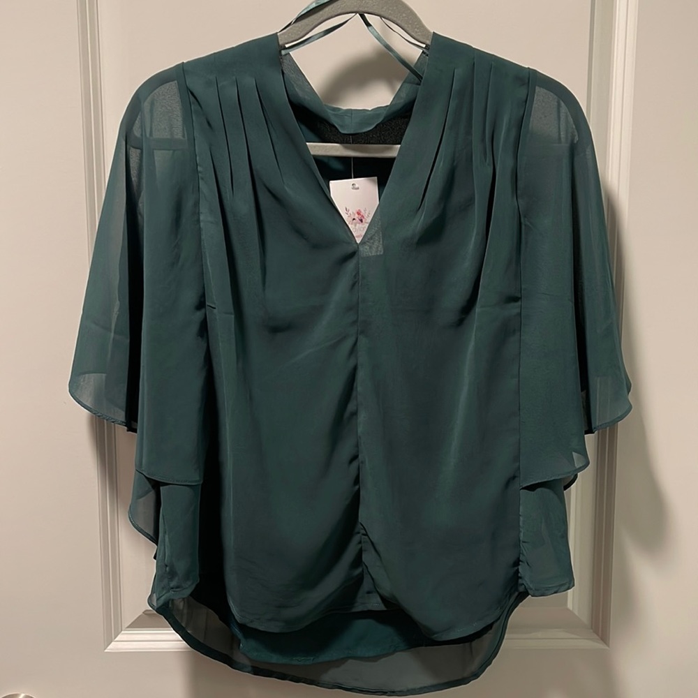 Emerald Green Blouse